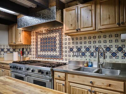 22 Room Adobe MANSION -- 6 master bedrooms, 6.5 bath, Spa and Sauna, Pro Range