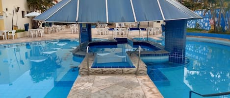 Una piscina riscaldata
