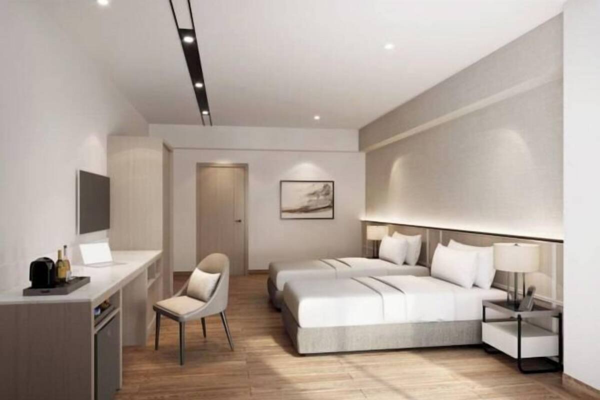 1 slaapkamer, hypoallergeen beddengoed, een minibar, een bureau