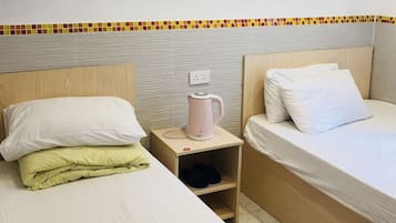 Free WiFi, bed sheets