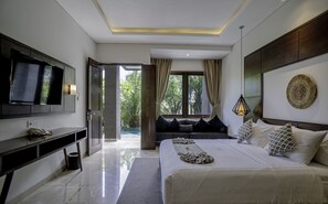 Chambre Deluxe, accÚs à la piscine | Literie de qualité, coffre-fort, bureau