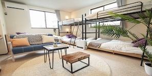 Chambre (B, NAKAJIMA park) | Ameublement personnalisé, bureau, Wi-Fi gratuit