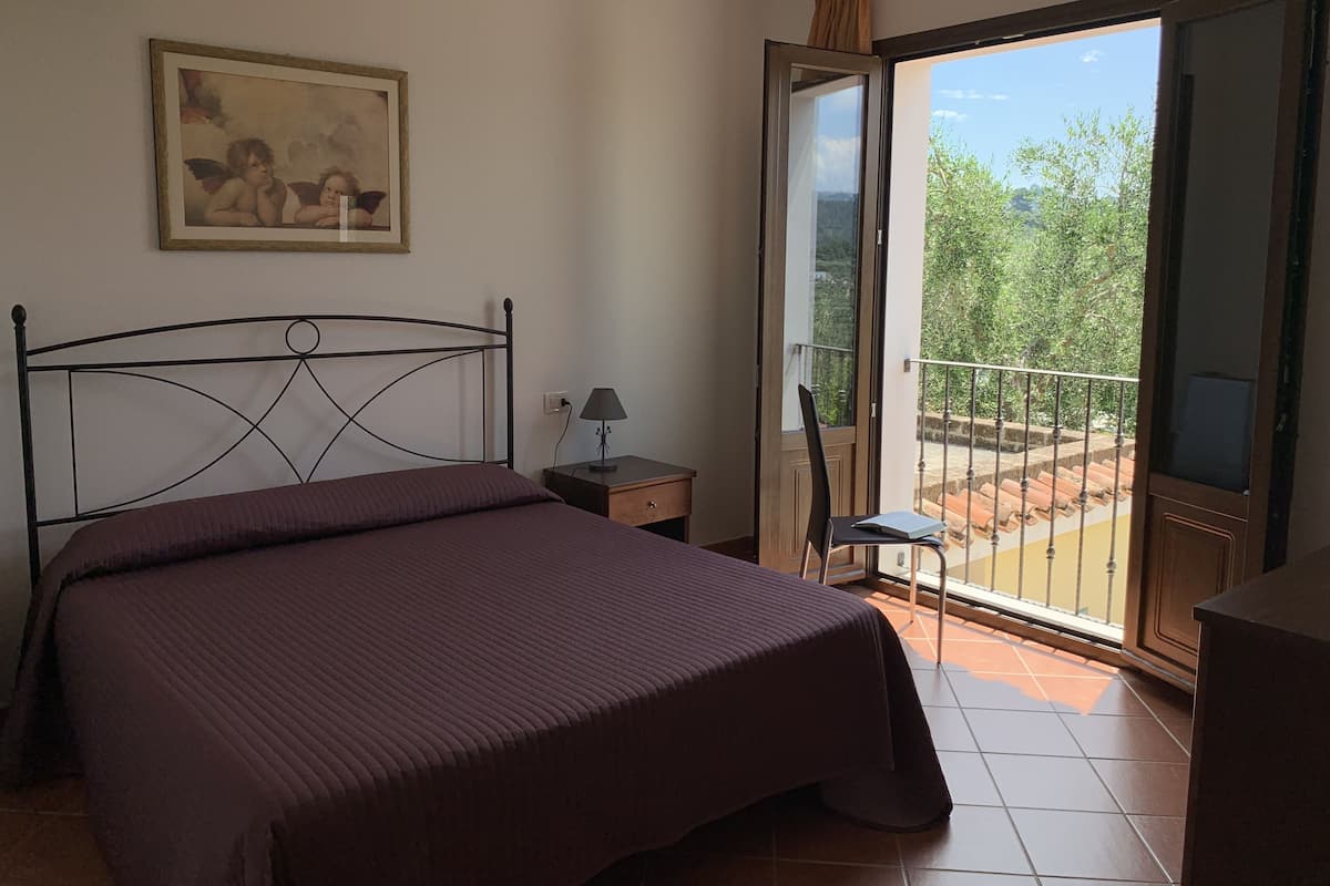 Panoramic Double Room, 1 Double Bed, Balcony, Sea View | Select Comfort beds, desk, blackout drapes, soundproofing