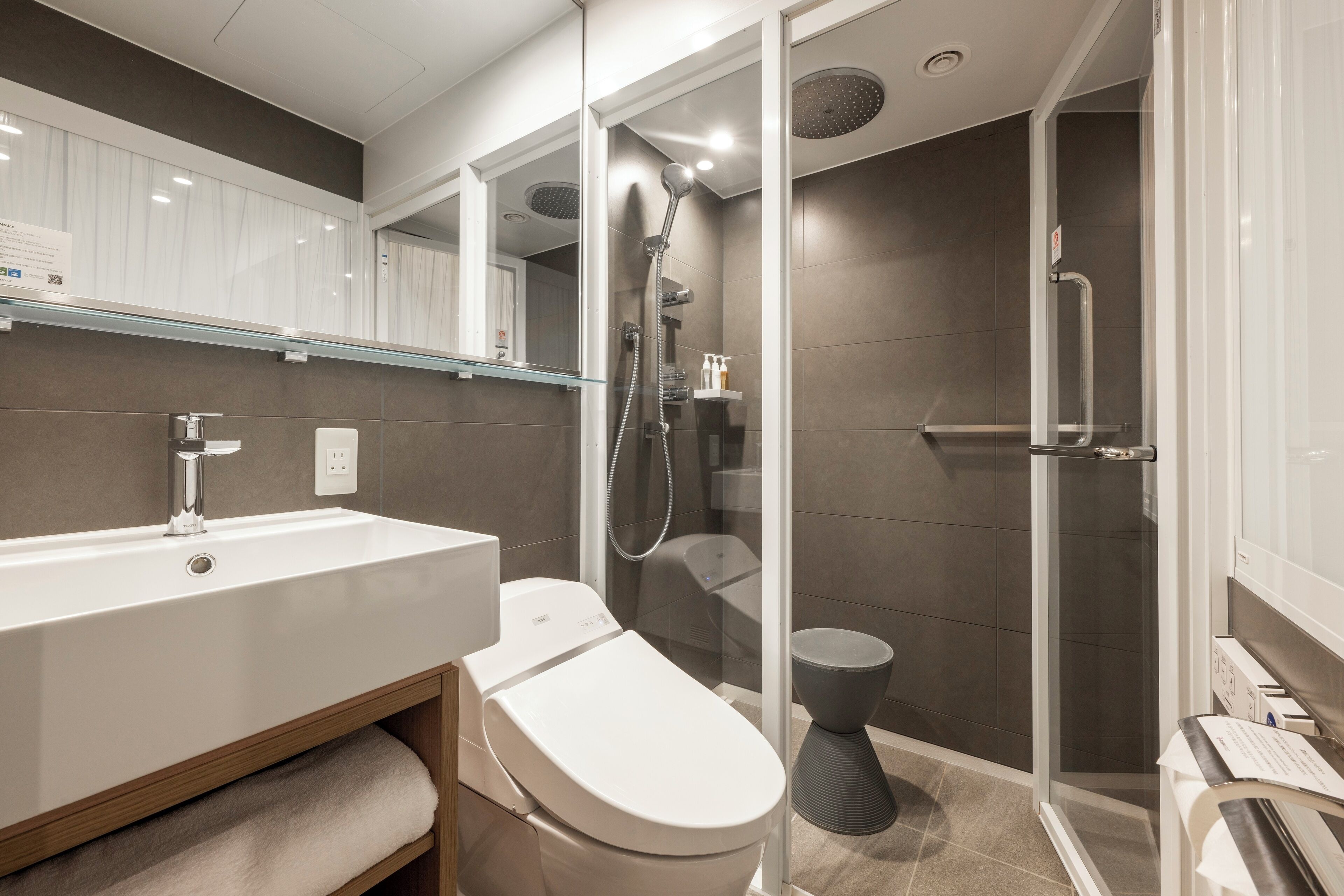 double room | bathroom | eco-friendly toiletries, hair dryer, slippers, bidet