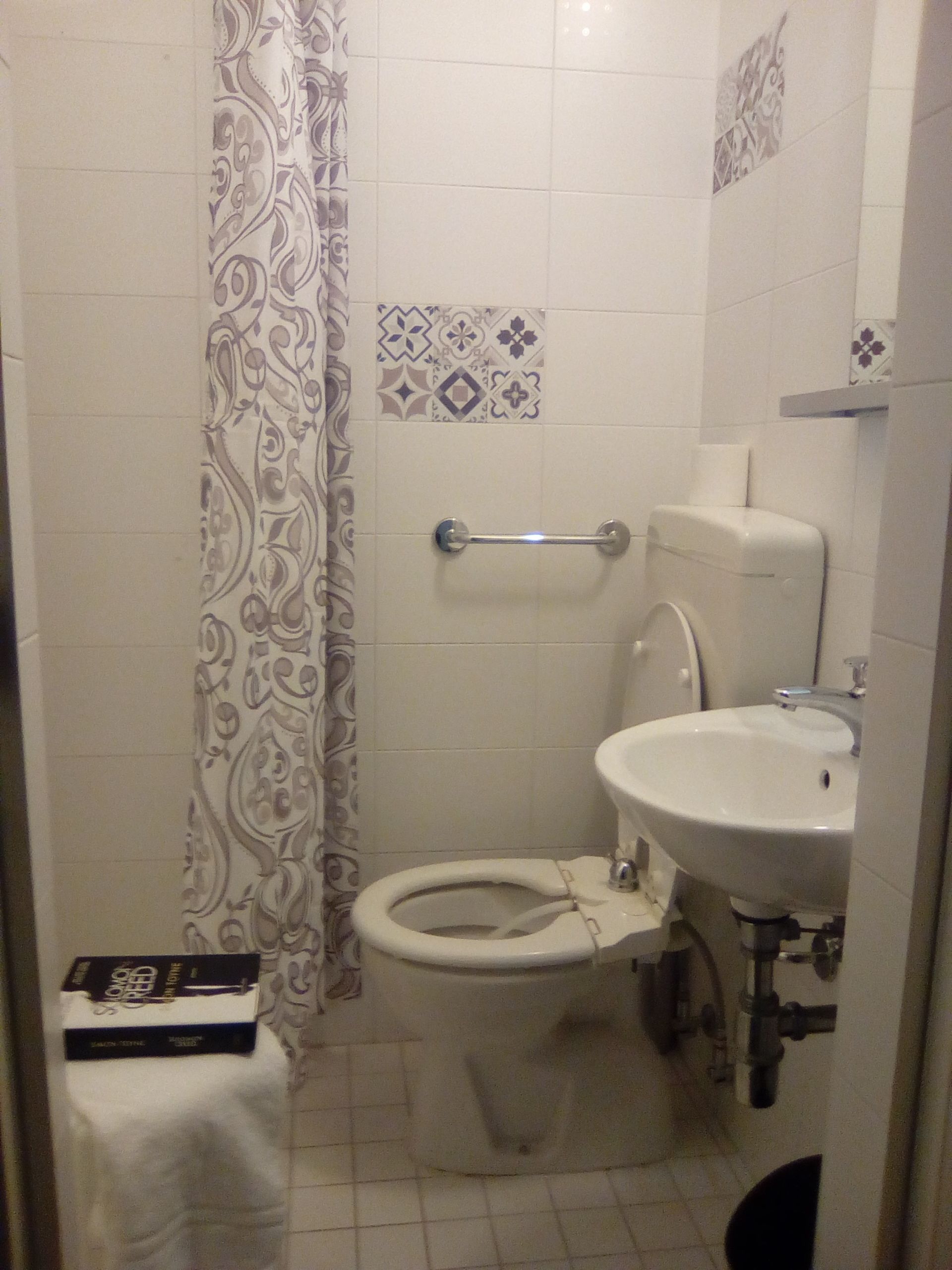 economy room | bathroom | shower, rainfall showerhead, free toiletries, hair dryer
