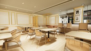 Café da manhã com buffet todos os dias (INR 315 por pessoa) 