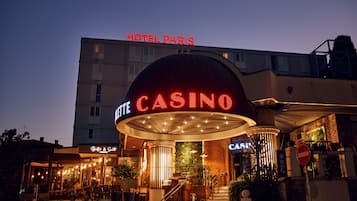 Front of property – evening/night