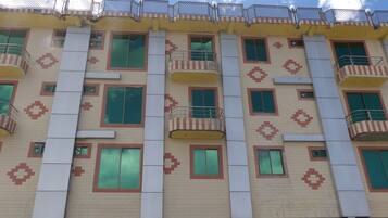 Majoituspaikan julkisivu