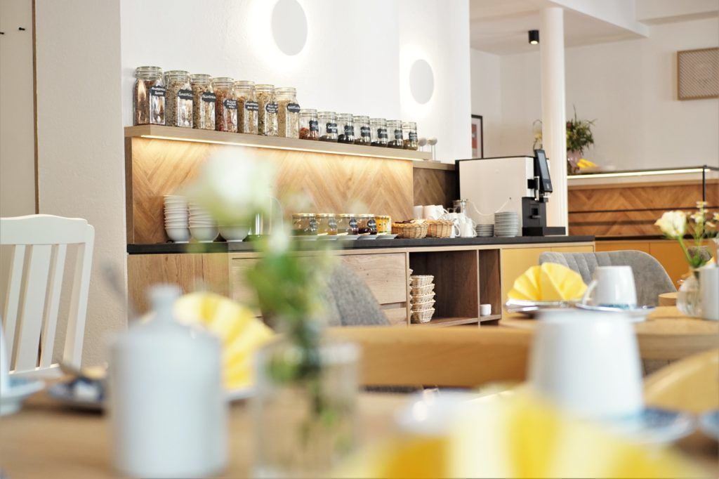 Daily buffet breakfast (EUR 14.5 per person)