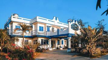 Voorkant van accommodatie