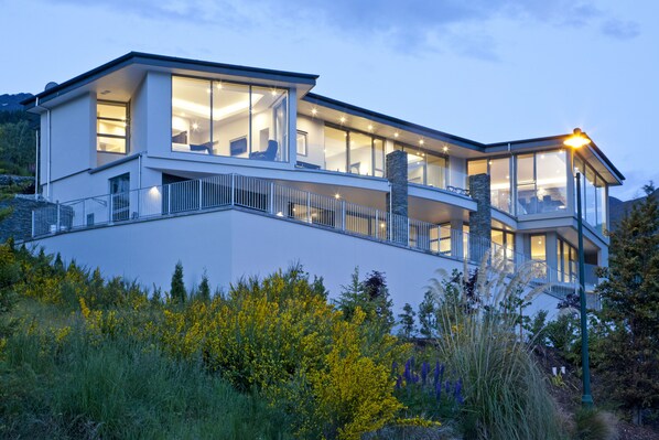 Front of property - evening/night