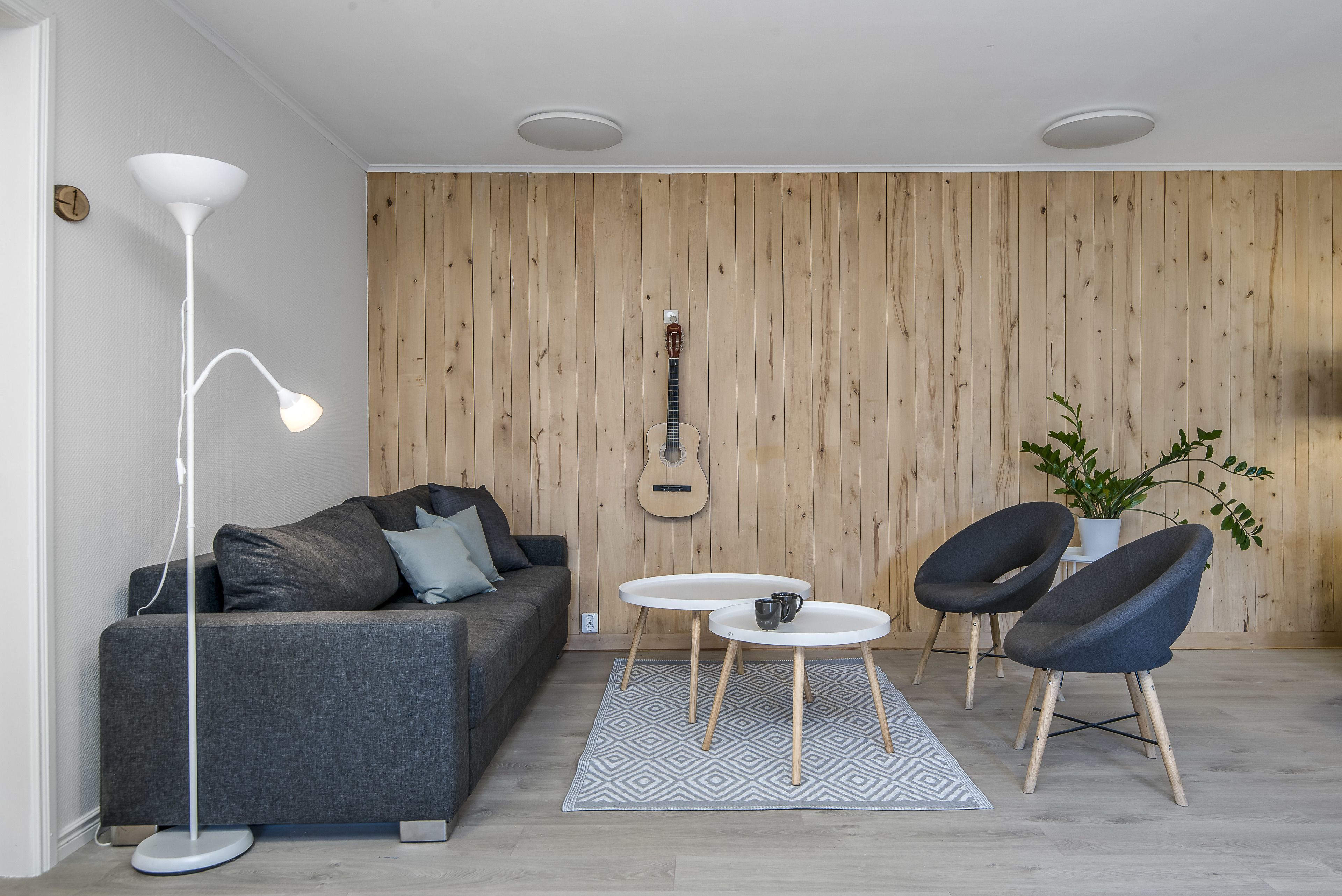 Siddeområde i lobbyen