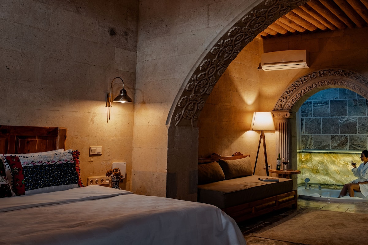 Suite with Hammam | Ropa de cama de alta calidad y minibar