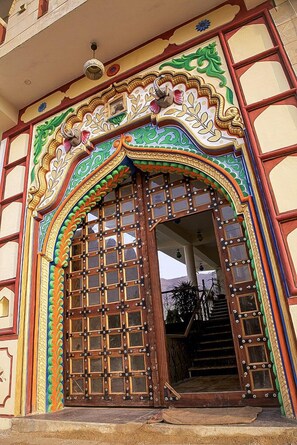 Fassade der Unterkunft