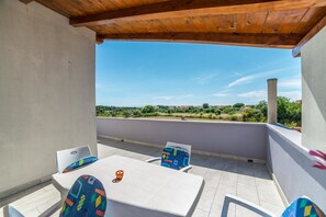 Leilighet, 1 kingsize-seng med sovesofa | Balkong