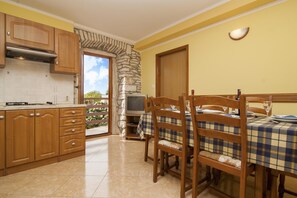 Apartment, Mehrere Betten | Eigene Küche | Kühlschrank, Herdplatte, Espressomaschine, Kochgeschirr/Geschirr/Besteck