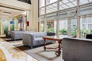 Sitteområde i lobbyen