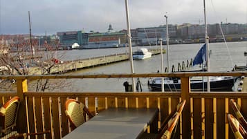 Udsigt fra overnatningsstedet