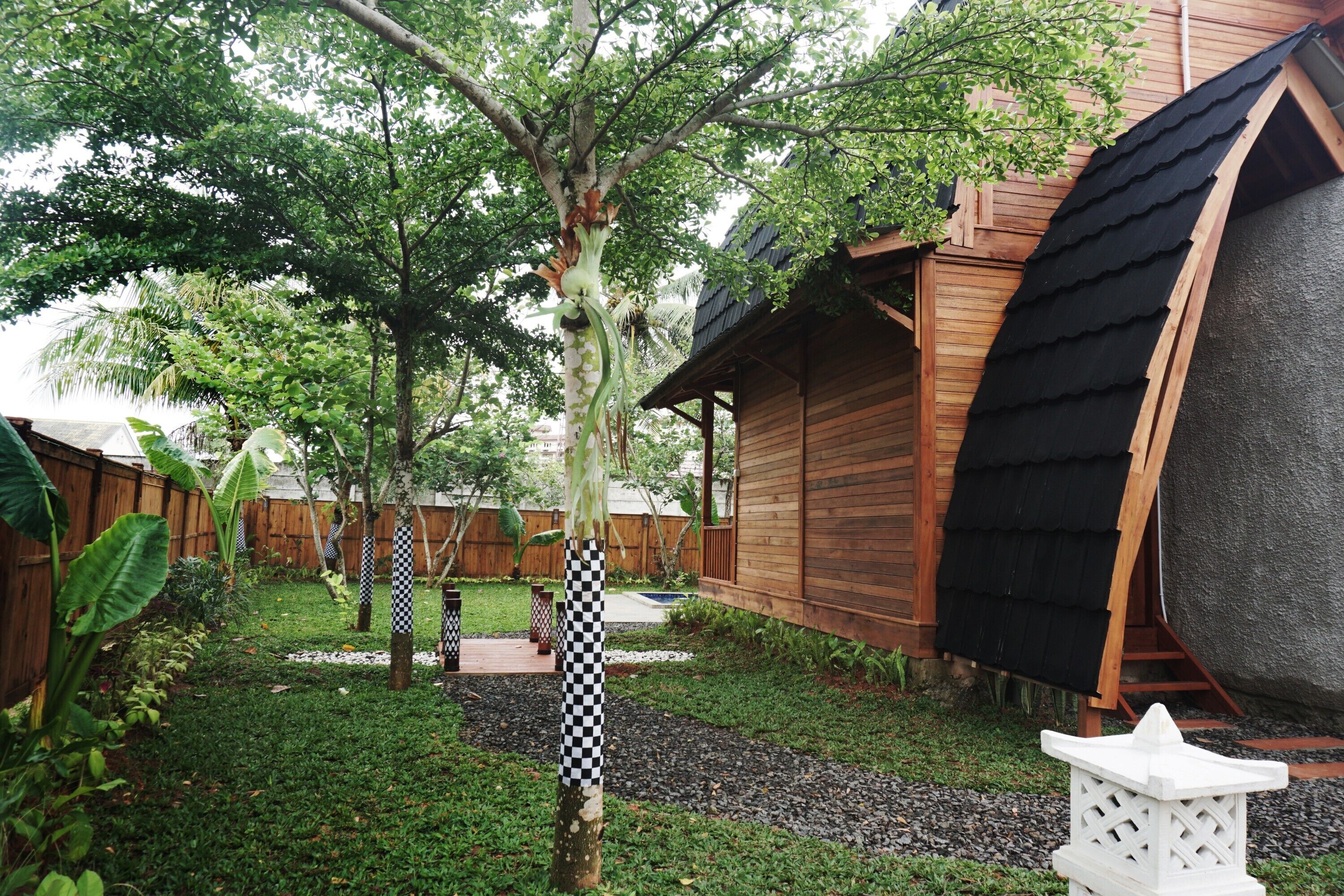 Pemandangan taman