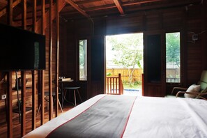 Villa Premium | Skrivbord, gratis wi-fi och sängkläder