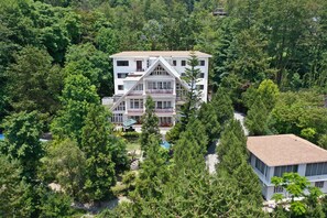 Façade de l’hébergement