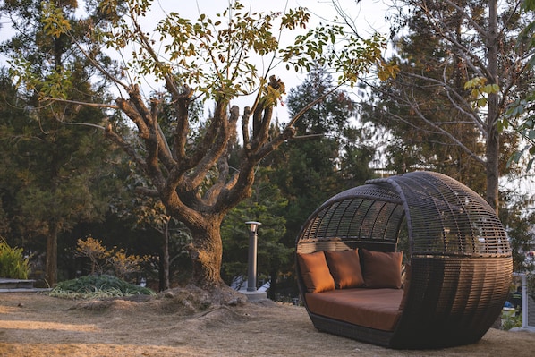 Vue depuis l’hébergement