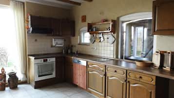 House, Multiple Bedrooms, Terrace, Garden View (incl. 85 EUR  cleaning fee per stay) | Private kitchen | Full-sized fridge, microwave, oven, stovetop