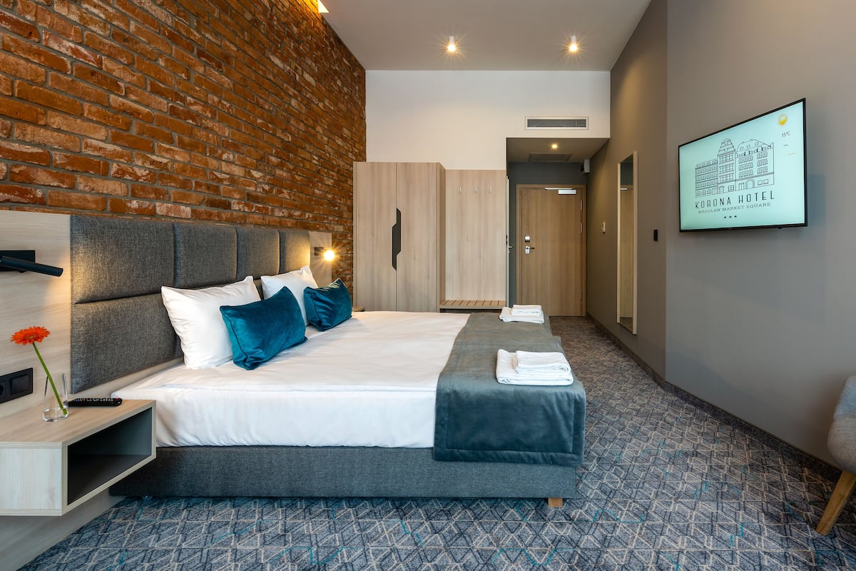 Habitación doble superior (4*) | Escritorio, espacio para trabajar con un portátil, cortinas opacas