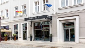 Voorkant van accommodatie