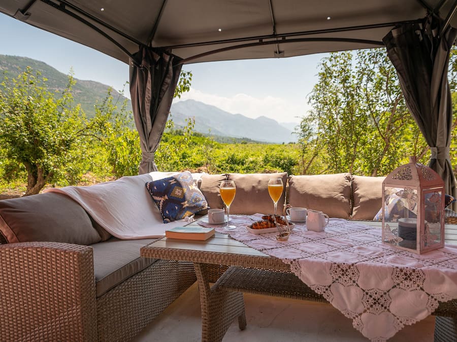 Appartement, vue sur la montagne (Gold) | Vue du balcon
