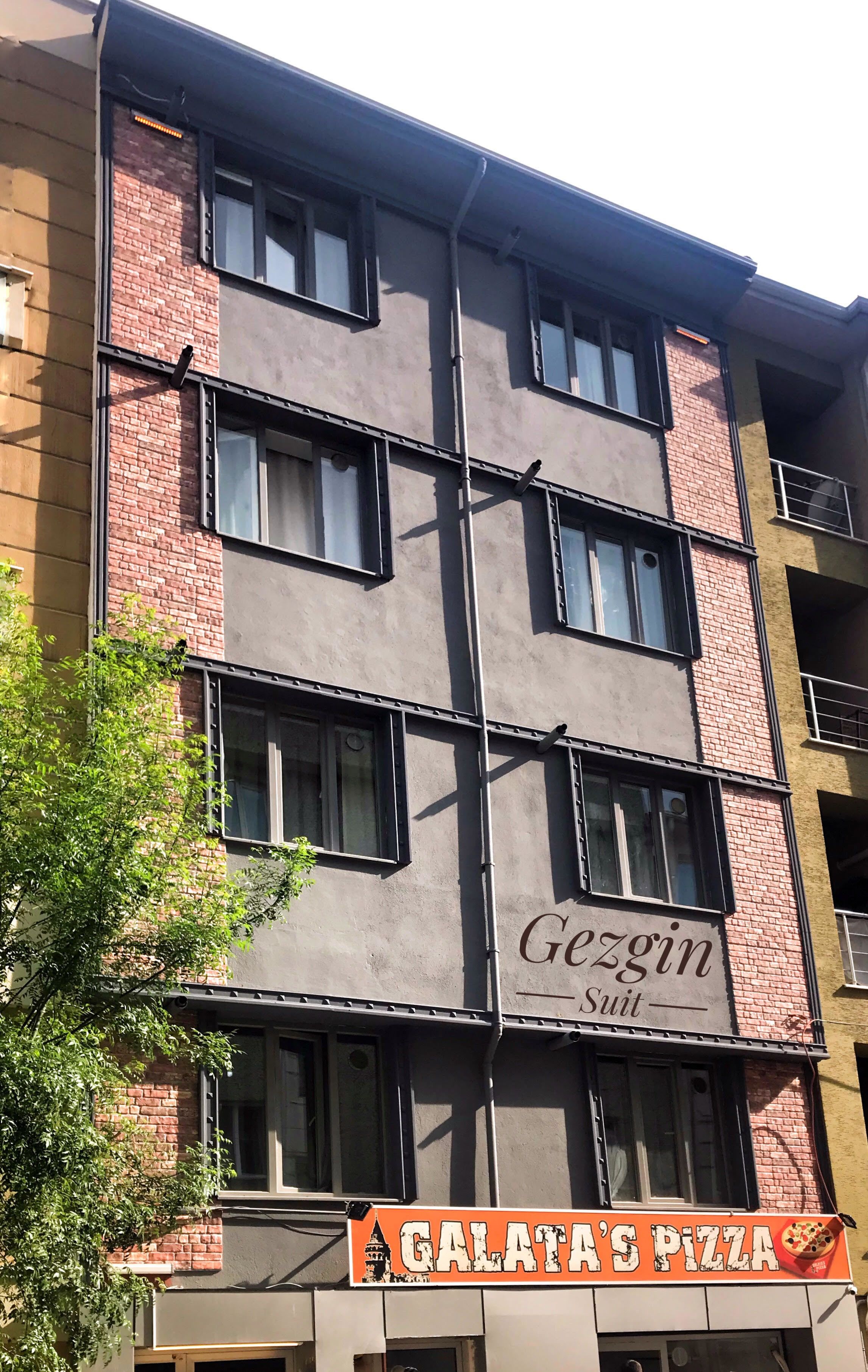 Fassade der Unterkunft