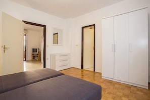 Apartment, 1 Doppelbett und Schlafsofa | Kostenlose Babybetten, kostenloses WLAN, Bettwäsche