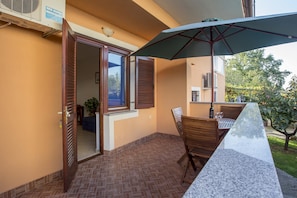 Apartment, 1 Doppelbett und Schlafsofa | Außenbereich