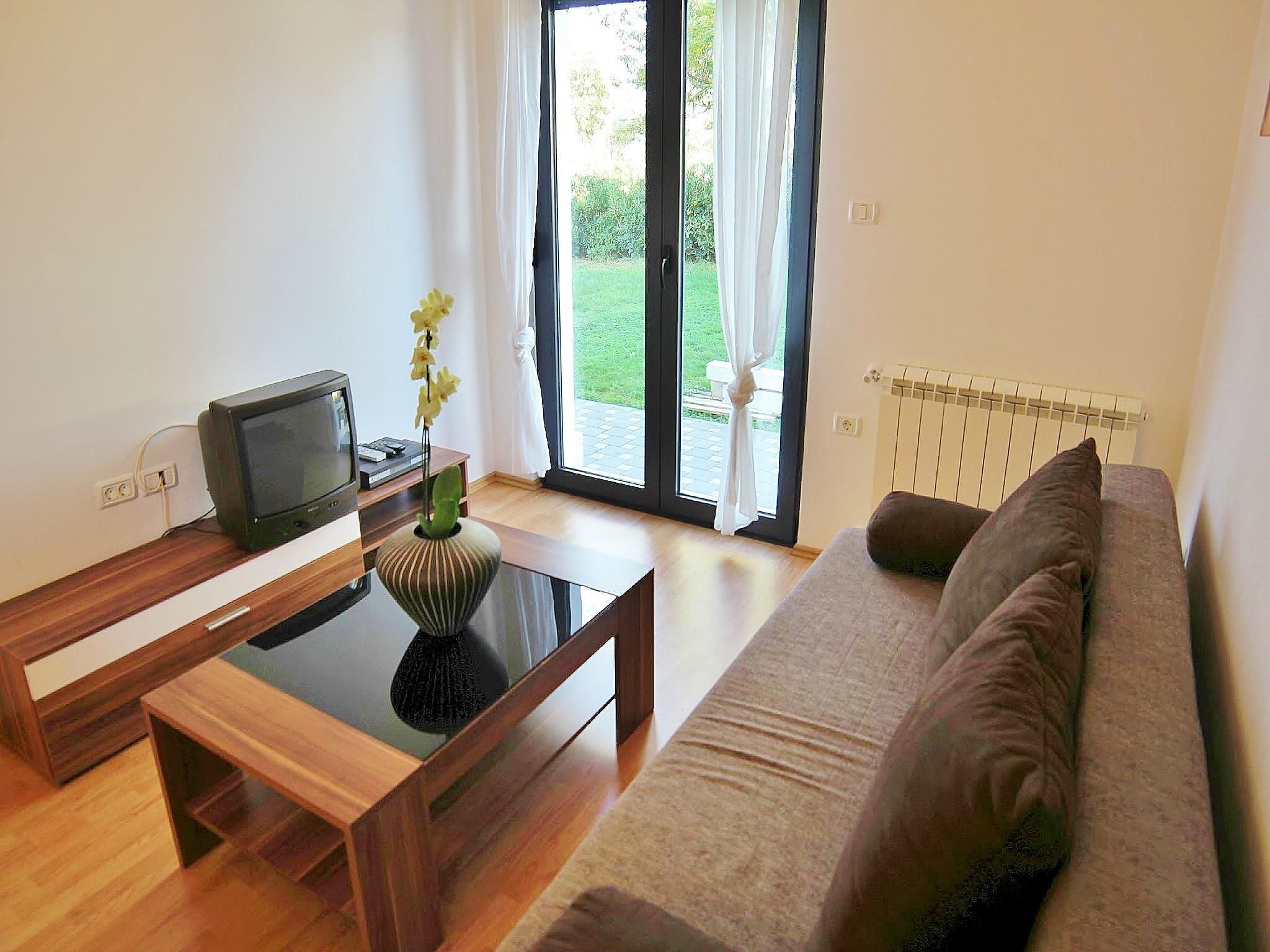 Apartment, 1 Double Bed with Sofa bed | Living room | TV