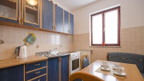 Apartment, 2 Double Beds | Private kitchen | Espresso maker, fridge, stovetop, electric kettle - Apartments Folo (Rovinj)