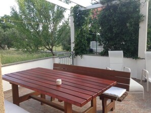 Apartment, Mehrere Betten | Balkon