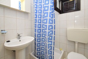 Apartment, 1 Doppelbett und Schlafsofa | Badezimmer | Dusche