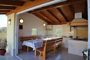 Huvila, useita sänkyjä | Terassi/patio