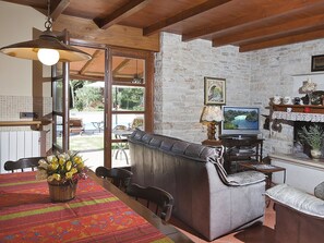 Villa, Multiple Beds | Living room | TV, fireplace - Istrian Villa Fendi Rebici (Barban)