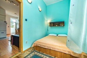 Apartment, 2 Doppelbetten | Eigene Küche | Kühlschrank, Herdplatte, Kochgeschirr/Geschirr/Besteck