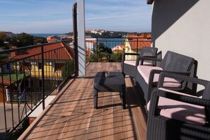 Apartment, Mehrere Betten | Balkon