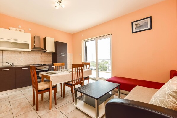 Apartment, Multiple Beds | Private kitchen | Oven, stovetop, cookware/dishes/utensils - Apartment Milena Podsolarsko / Two Bedrooms A1 (Sibenik)