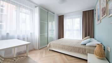 Comfort-Apartment | Individuell dekoriert, individuell eingerichtet, Verdunkelungsvorhänge