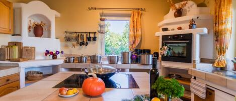 House, Multiple Bedrooms, Terrace, Garden View (incl. 130 EUR cleaning fee per stay) | Private kitchen