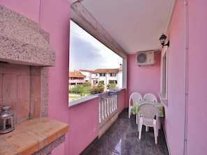 Appartement, plusieurs lits | Balcon