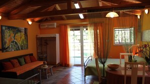 Appartement, 1 tweepersoonsbed met slaapbank | Woonkamer
