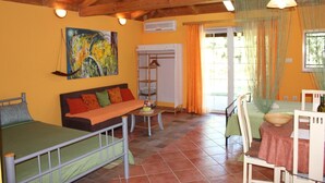 Appartement, 1 tweepersoonsbed met slaapbank | Woonkamer