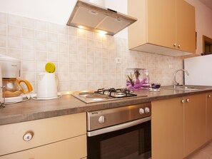 Apartment, Mehrere Betten | Eigene Küche | Herdplatte, Kochgeschirr/Geschirr/Besteck