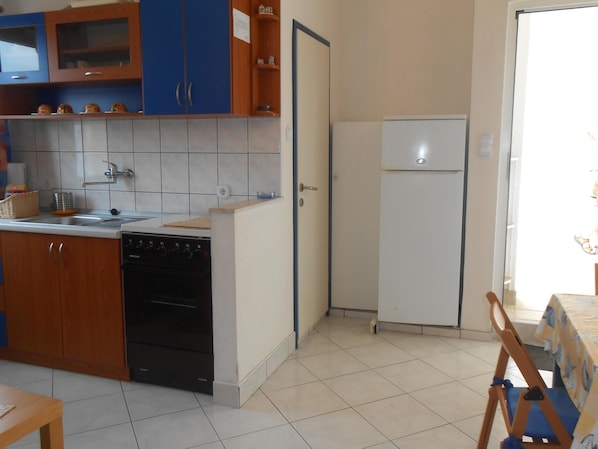Appartamento, 1 letto matrimoniale con divano letto | Cucina privata | Piano cottura, pentole/stoviglie/utensili