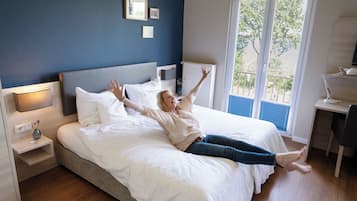 Comfort-Doppelzimmer, Meerblick | Allergikerbettwaren, Zimmersafe, kostenloses WLAN, Bettwäsche